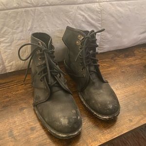 Jeffery Campbell Rosie Cutout Combat Boot